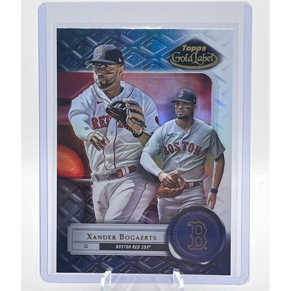 Xander Bogaerts 2022 Topps Gold Label 23 MLB Boston Red Sox